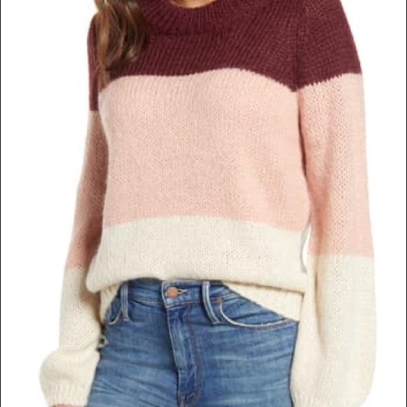 Vero Moda Sweaters - NWT Vero Modo Colorblock knit sweater sz M